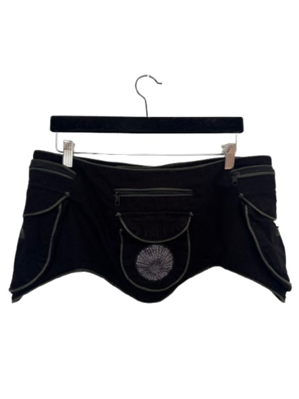 Avatar Black Green Utility Belt Bag Cotton Festival Rave Ren Faire Fanny Pack
